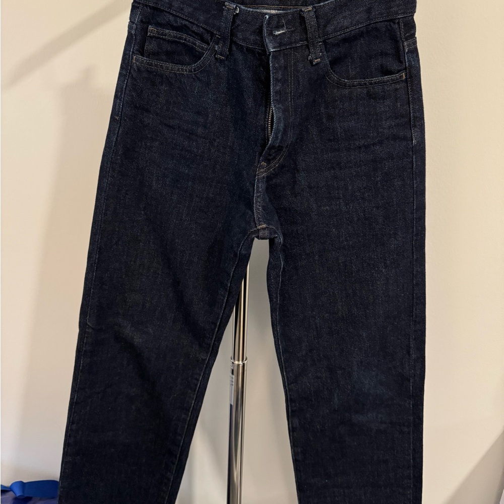 JW ANDERSON Women's Dark Blue Straight Leg Jeans